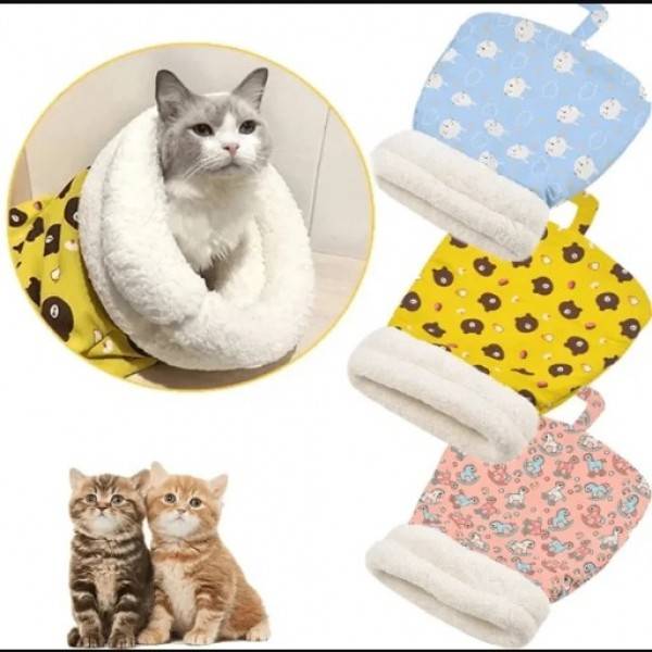 Cat Sleeping Bag Warm and Cozy